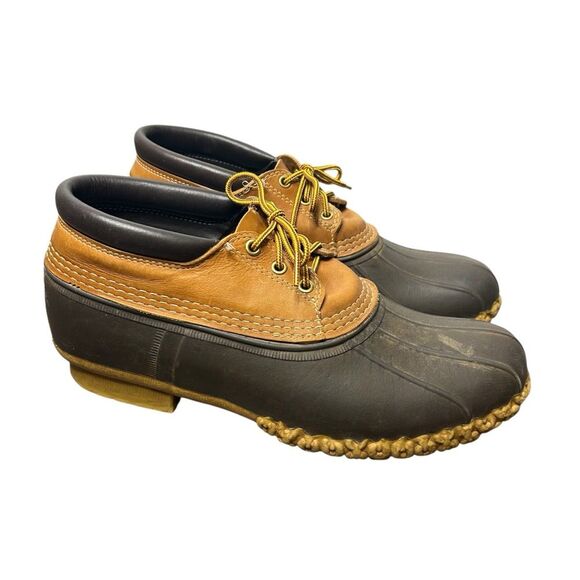 LL Bean Men’s Bean Boots Rubber Duck Boots Short Ankle Size 11 Made in USA Maine - Picture 1 of 7